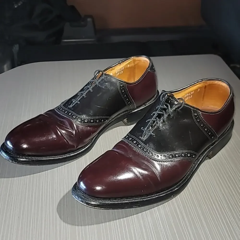 ALLEN EDMONDS 'Sheldon's 2‎ Toned Leather Oxford Men's 11B Great Condition
